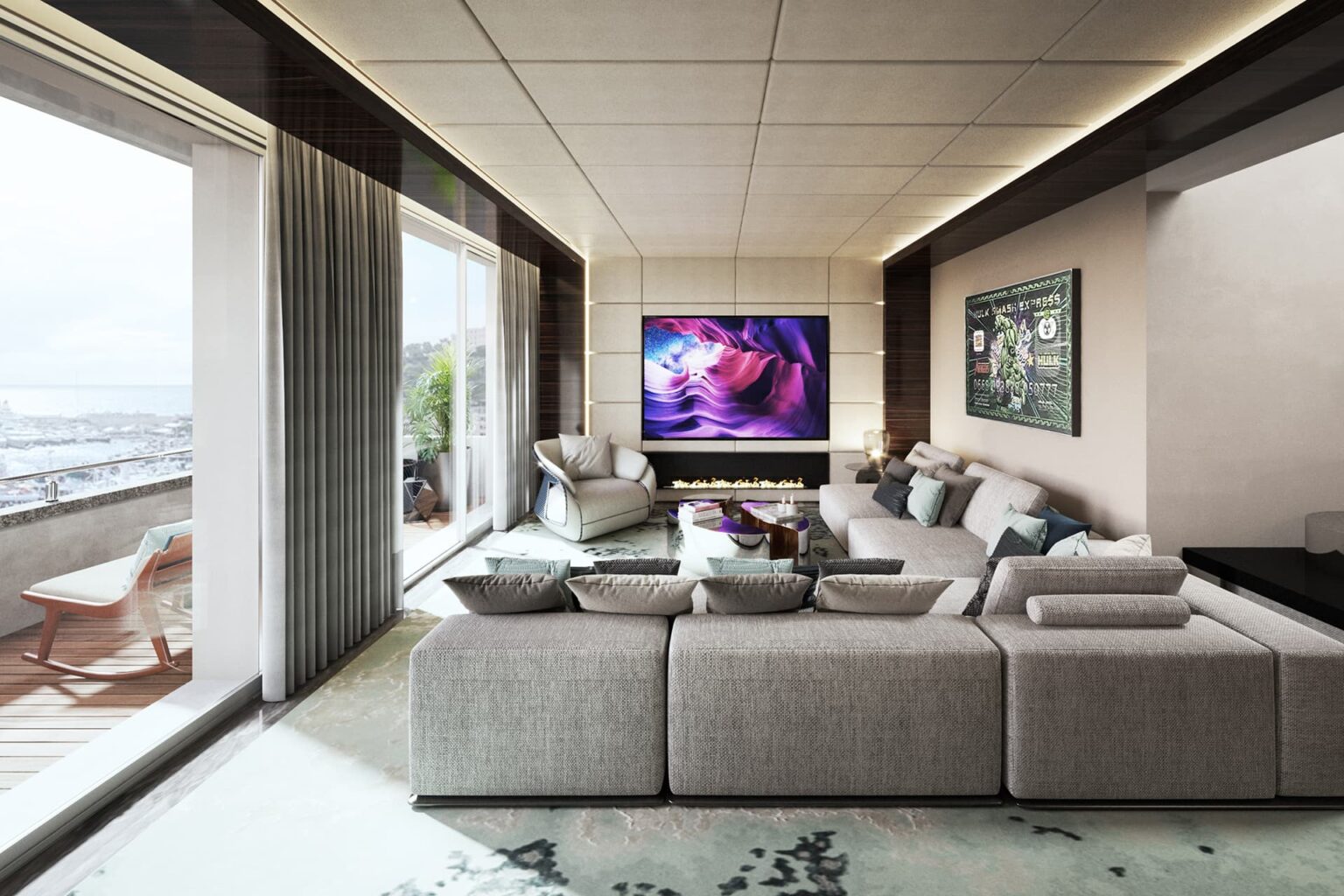 View of Private Penthouse HR – Nembo Design Studio